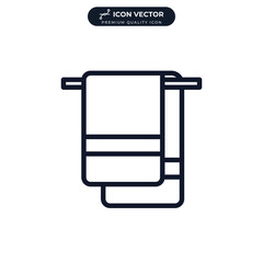 towel icon symbol template for graphic and web design collection logo vector illustration