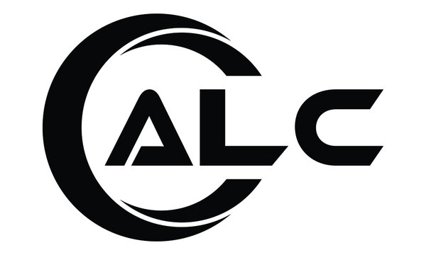 ALC swoosh logo design vector template | monogram logo | abstract logo | wordmark logo | lettermark logo | business logo | brand logo | flat logo.
