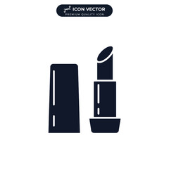 lipstick icon symbol template for graphic and web design collection logo vector illustration