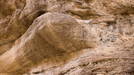 Abstraction stone on Mosaic Canyon in Death Valley