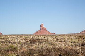 Rock formation from Monument Valley