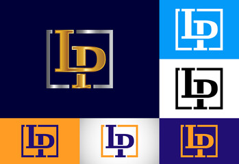 Initial Monogram Letter L P Logo Design Vector. Graphic Alphabet Symbol For Corporate Business
