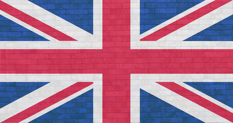 Fototapeta premium Great Britain UK. United Kingdom flag