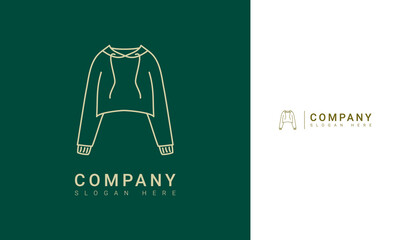 Sweater Hoodie Logo Template