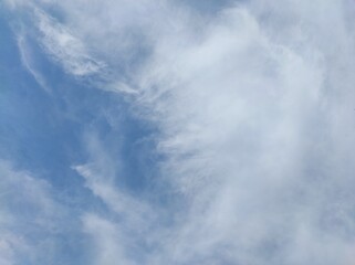 Blue sky with clouds