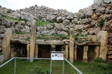 The Megalithic Temple Complex Ġgantija, Gozo, Malta  