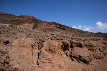 Lava mountain at Lanzarote, Canary Islands
