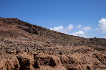 Lava mountain at Lanzarote, Canary Islands