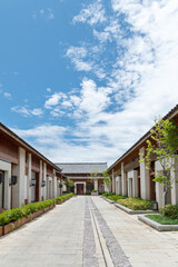 Chinese style house and courtyard