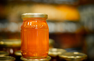 Bottle of honey 