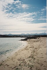 beach in the morning / Jeju, Korea / film photography