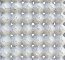 texture of empty egg panel