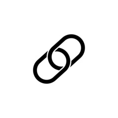 chain icon vector. interconnected, interconnected. connection symbol for logos, companies, businesses and more