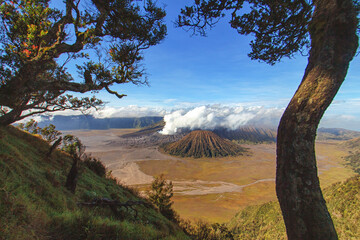 autumn in the bromo mountains