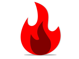 flaming fire vector illustration