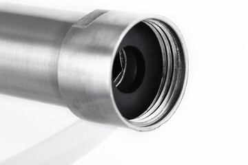 Steel pipe. Shower column extension.