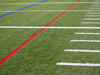 Obraz premium American football lines