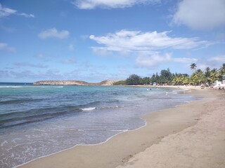 Obraz premium Espinar Beach Aguada Puerto Rico 