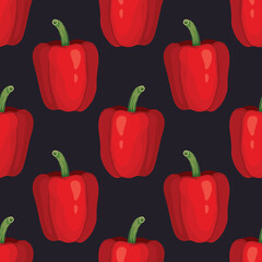 hand draw vegetable seamless pattern design