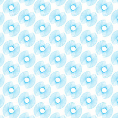 Seamless pattern with line art