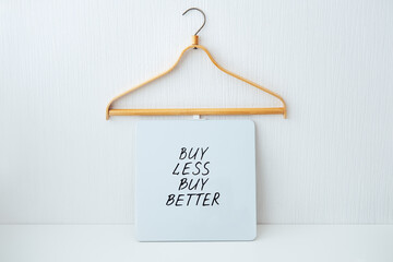 Sustainable consumption and production. Circular economy, Sustainable fashion concept with wooden...