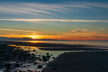 Whidbey Island Sunset, Washington, USA