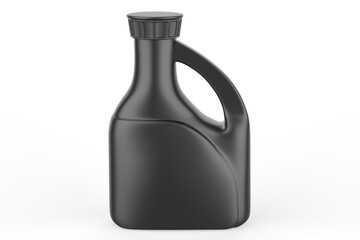 Plastic Jug Mockup isolated on white background. 3d illustration