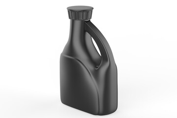 Plastic Jug Mockup isolated on white background. 3d illustration