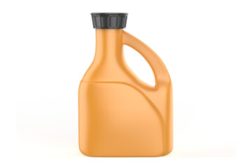 Plastic Jug Mockup isolated on white background. 3d illustration