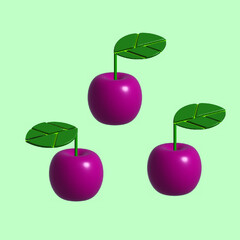 illustration of a cherry