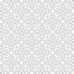 Gardinen Barock Abstract floral pattern on white background  © lingga