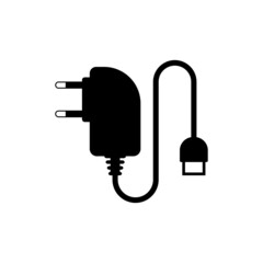 mobile charger icon design template vector