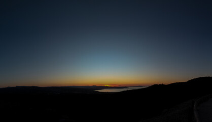 L'aurore depuis la route des Crêtes à La Ciotat en Provence