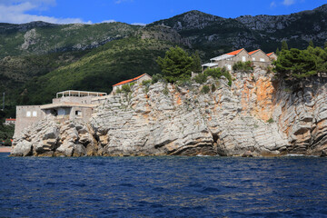 Sveti Stefan island and resort in Montenegro
