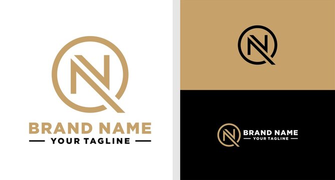 NQ LOGO MONOGRAM LUXURY EDITABLE