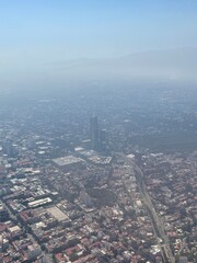 aerial view of the city