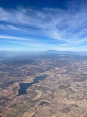 aerial view of mountains
