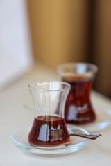 cups of Turkish  tea