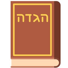 Haggadah icon, Passover related vector illustration