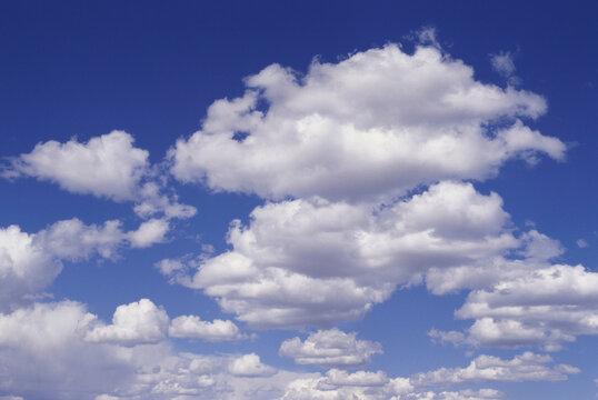 Clouds in a blue sky