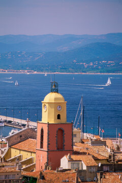High angle view of a tower, St. Tropez, France