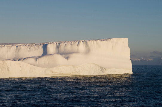 Iceberg floating on water