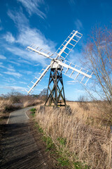 Boardman's Windmill; a drainage pump located by the River Ant at How Hill, Ludham, in the Norfolk Broads