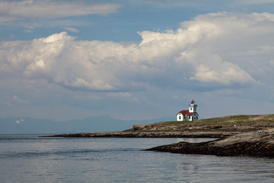 USA, Washington, San Juan Islands, Patos Island Lighthouse