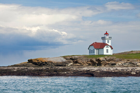 USA, Washington, San Juan Islands, Patos Island Lighthouse