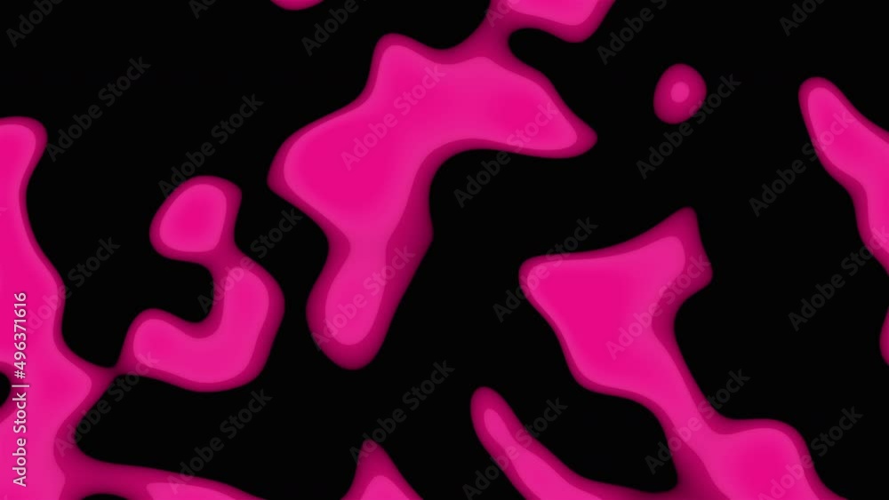 Poster liquid shapes. computer generated 3d render