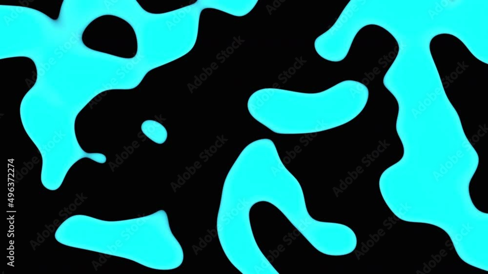 Poster liquid shapes. computer generated 3d render