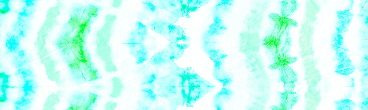 Icy Blue Psychedelic Tie Dye Pattern. Glowing Cyan Blue on white background with wavy hand-drawn lines and patterns, like water