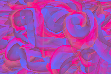 Colorful striped pattern. Wavy stylish abstract background.