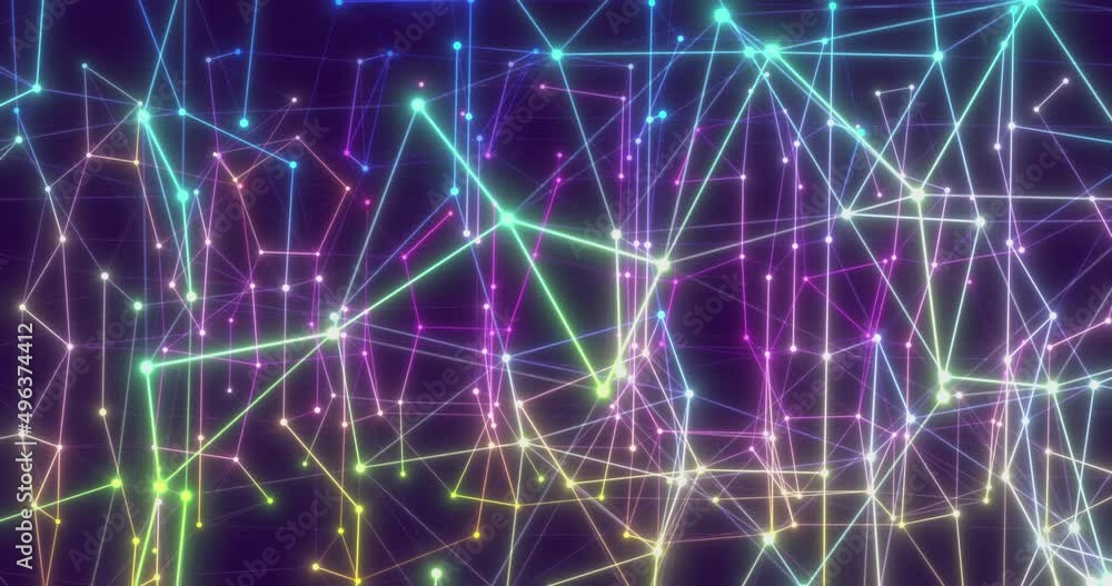 Poster fiber optic network.growing network connections. loopable. perfect to use as a technology, communica